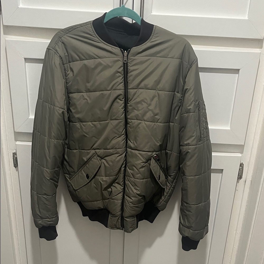 Triple Five Soul Olive Bomber Jacket